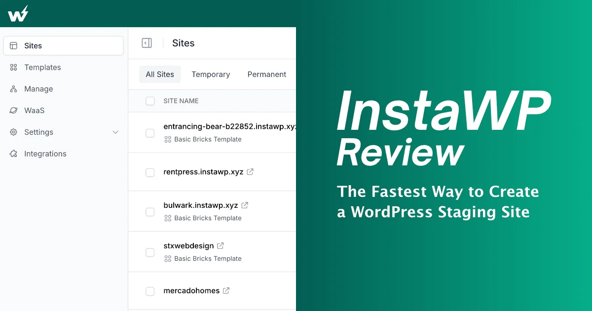 InstaWP Review: The Fastest Way to Create a WordPress Staging Site